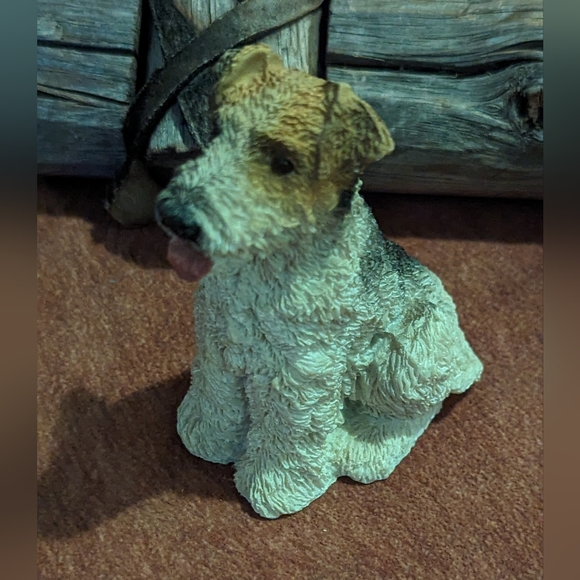 Vintage World Bazaar Inc Crown Agents Jack Russell Dog Figurine in Box - Picture 2 of 12